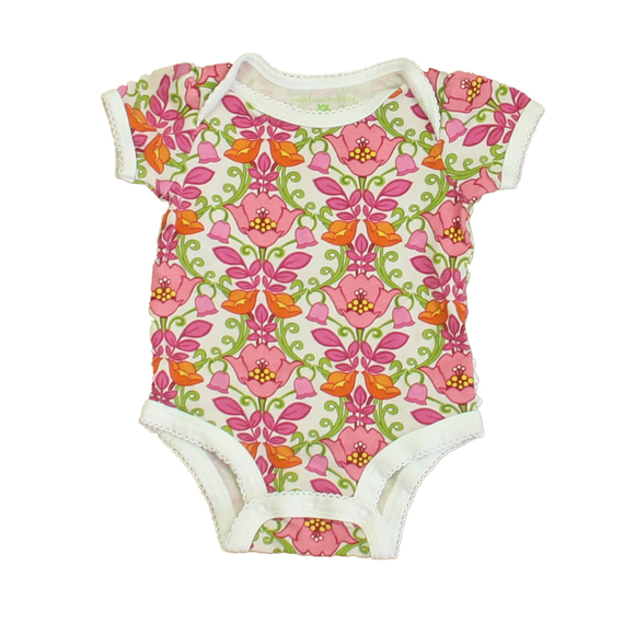 Vera Bradley Baby Girls Pink Floral Onesie size: 0-3 Months - Picture 2 of 2